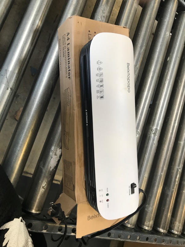 Photo 1 of Laminator, A4 Laminator Machine, 13 Inch Thermal Laminator Machine, 4 in 1 Personal Desktop Cold Laminator with Paper Cutter and Corner Rounder 15 Laminating...
