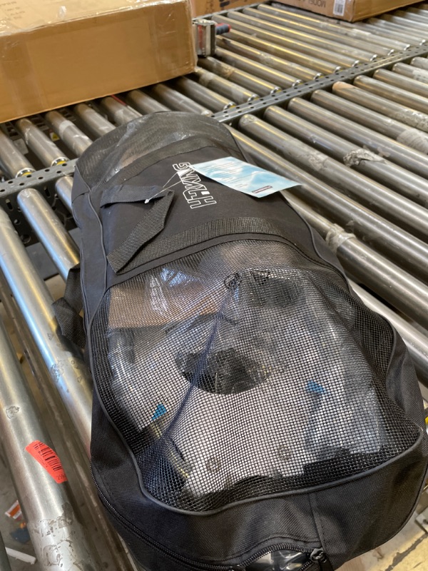 Photo 1 of 14/17/21/25/30 Inches Lightweight Snowshoes with Toe Box and Heel Lift, 3-in-1 Aluminum All-Terrain Snow shoes Kit with Adjustable Trekking Poles and Heavy-Duty Carrying Tote Bag for Women Men and Kid Light Blue (with heel lift) 30"(Up to 250lbs)