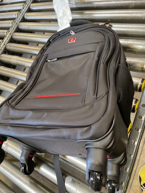 Photo 1 of StarCloud Carry on Rolling Backpack for 16" Laptop - 35L, 22x13.5x8.5", Water-Resistant Backpack with 4 Extra Wheels, Backpack with Wheels for Business, Wheeled Backpack for Travel and Commuting 16-Inch