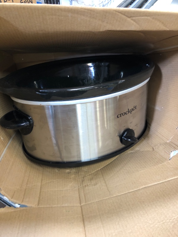 Photo 3 of Crock-Pot 7qt Manual Slow Cooker - Silver SCV700-SS