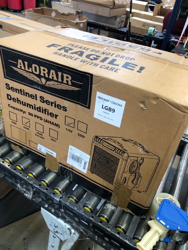 Photo 2 of ALORAIR Basement/Crawlspace Dehumidifiers 198 PPD (Saturation), 90 Pints (AHAM), 5 Years Warranty, Condensate Pump, Auto Defrosting, Rare Earth Alloy Tube Evaporator, Remote Control (optional) Sentinel HDi90-with Condensate Pump