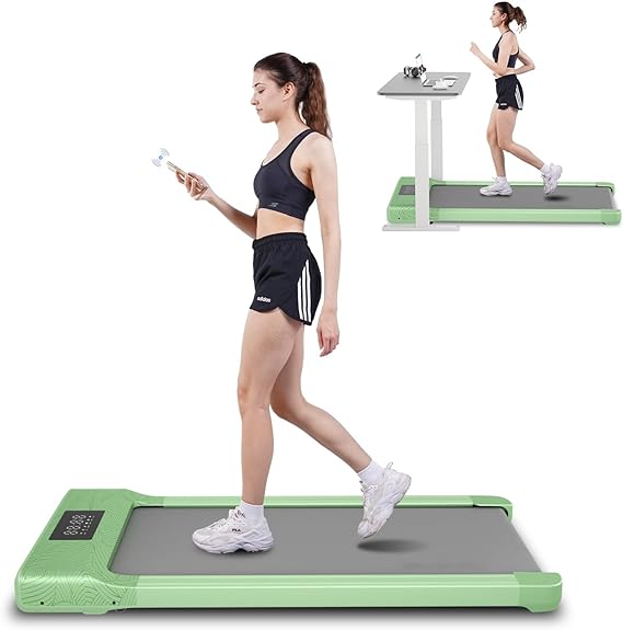 Photo 1 of Walking Pad, 2 in 1 Under Desk Treadmill, Walking Pad Treadmill Under Desk with 300LBS Weight Capacity, Installation-Free Walking Jogging Machine for Office Home Use
