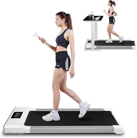 Photo 1 of Under Desk Treadmill, Walking Pad, Portable Treadmill with Remote Control LED Display, Quiet Walking Jogging Machine for Office Home Use
