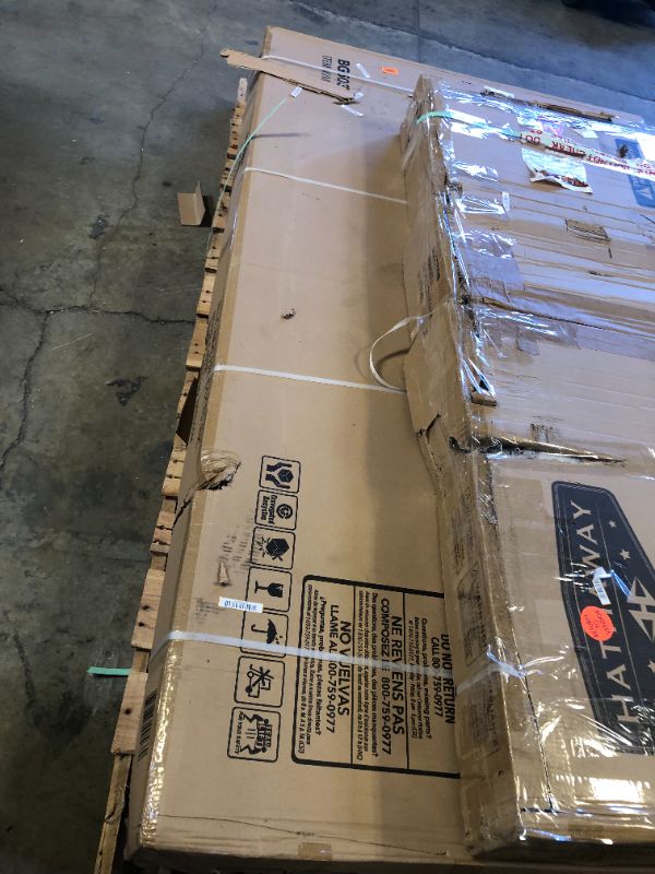 Photo 1 of Hathaway Pool Table Combo Set with Benches Walnut 7-Feet