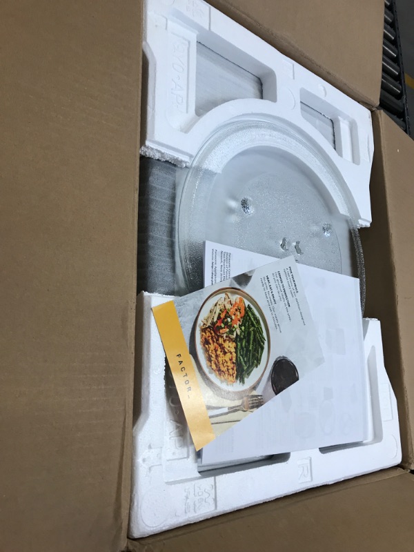 Photo 2 of **ITEM IS FAULTY, FINAL SALE** Panasonic Microwave Oven NN-SN686S Stainless Steel Countertop/Built-In with Inverter Technology and Genius Sensor, 1.2 Cubic Foot, 1200W Stainless Steel / Silver