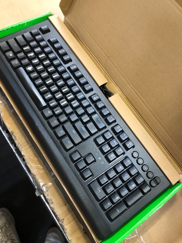 Photo 2 of Razer Cynosa V2 Gaming Keyboard: Customizable Chroma RGB Lighting - Individually Backlit Keys - Spill-Resistant Design - Programmable Macro Functionality - Dedicated Media Keys