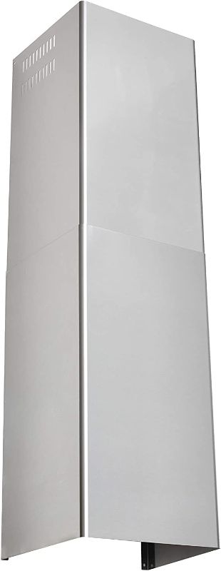 Photo 1 of 30 Inch Wall Mount Range Hood Stainless Steel Chimney Extension Duct Cover Up to 10ft. Ceiling
