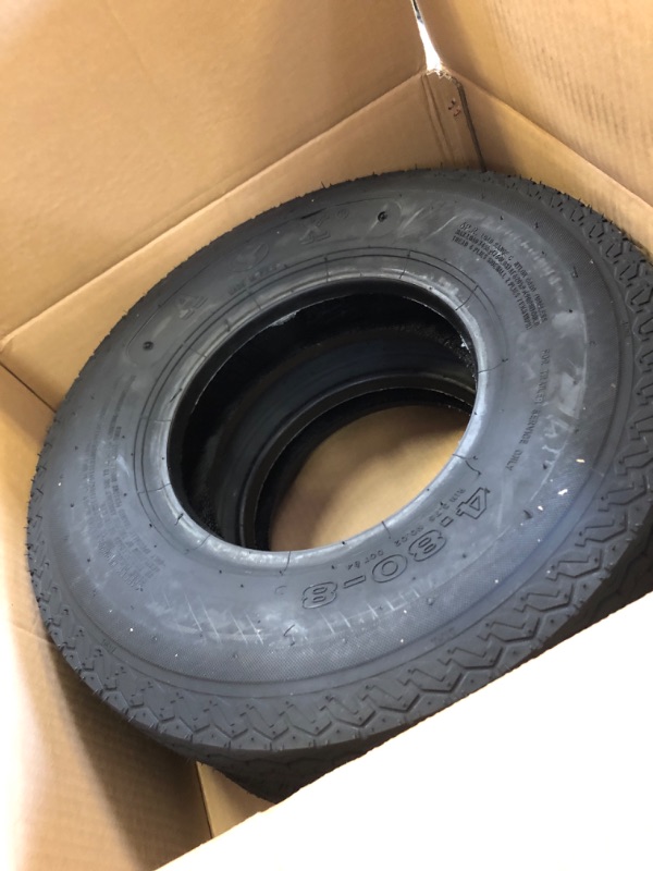 Photo 1 of 4.8-8 4.8x8 480-8 4.80-8 Tire, Load Range C, 6PR (2-Pack)