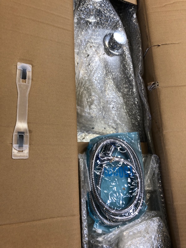 Photo 1 of YAGATAP Shower Panel System Rainfall Waterfall Shower Head Rain Massage LED System shower tower Bathroom 6-Function Stainless Steel Shower Faucet Wall-Mount Complete Shower Column Brushed Nickel