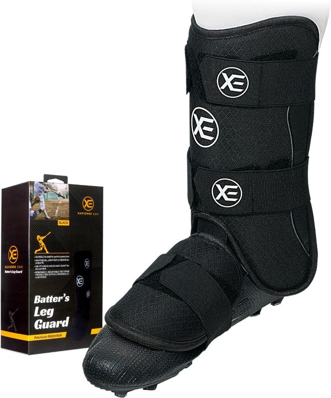 Photo 1 of Baseball Leg Guard - Batter's Leg Guard with Adjustable Straps for Youth and Adult
