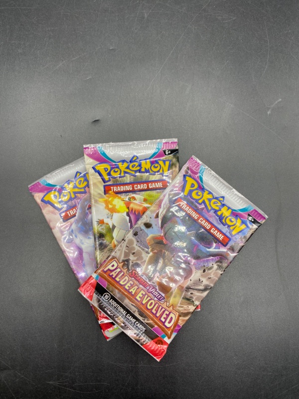 Photo 2 of Pokemon Trading Card Game Scarlet & Violet | Random Sealed 3 Booster Pack Lot | 100% Trusted Authentic Product from Pokemon
