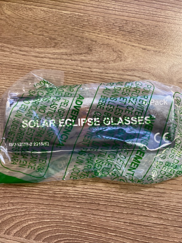 Photo 2 of QONBINK Solar Eclipse Glasses Approved 2024, (6 Pack) CE and ISO 12312-2:2015(E) Certified Solar Eclipse Observation Glasses, Safe Shades for Direct Sun Viewing
