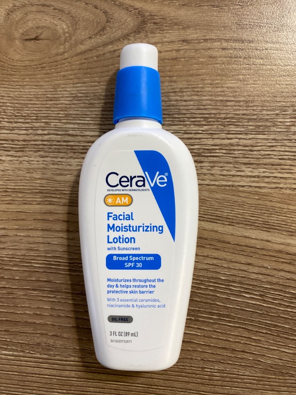 Photo 2 of CeraVe PM Facial Moisturizing Lotion | Night Cream with Hyaluronic Acid and Niacinamide | Ultra-Lightweight, Oil-Free Moisturizer for Face | 3 Ounce
