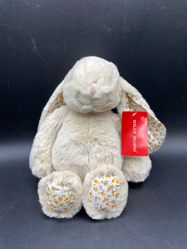 Photo 1 of DILLY DUDU Blossom Bunny Rabbit Stuffed Animal Plush Toy Best Gifts 10-Inch?Beige?
