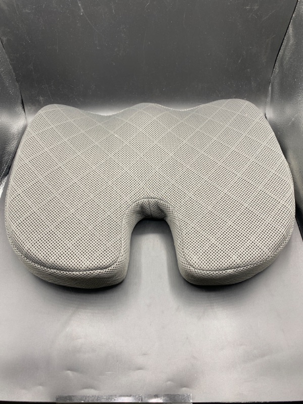 Photo 2 of TushGuard Seat Cushion - Memory Foam Cushion for Office Chair, Car Seat, Airplane, Bleacher - Sciatica & Hip & Coccyx Pain Relief Desk Chair Cushion for Long Sitting Office Workers, Car Drivers
