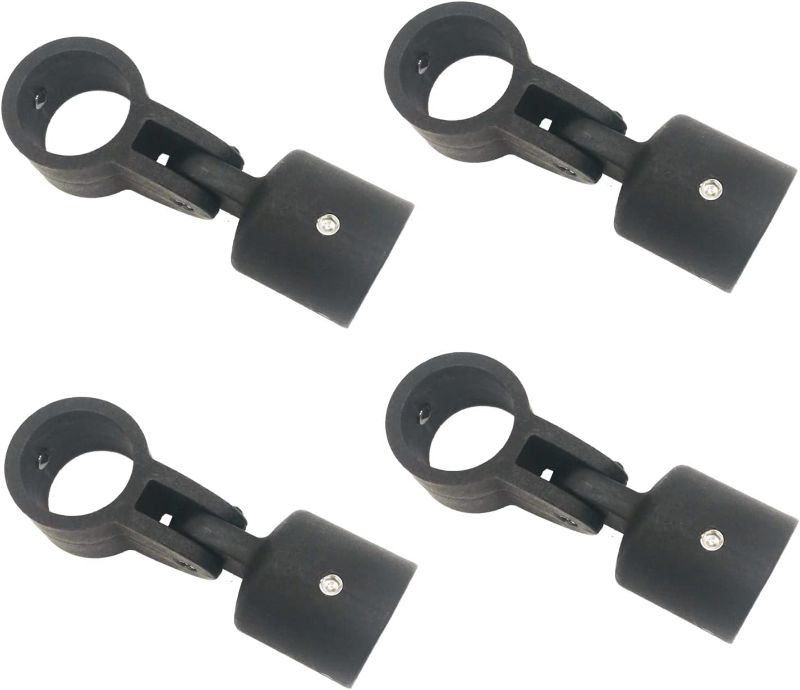 Photo 1 of Douzime 4 Sets Nylon Bimini Top Jaw Slide and Eye End Cap, Bimini Top Hardware, Fits 1 Inch OD Round Tube
