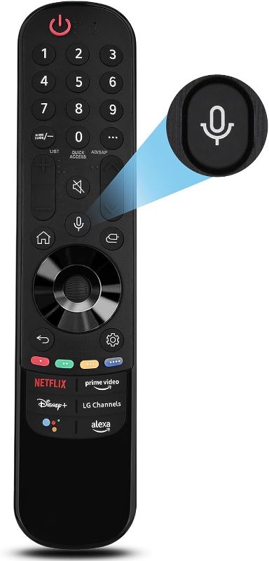 Photo 1 of Replacement LG Remote Control for Smart TV,LG Magic Remote AN-MR22GA/22GN with Voice and Pointer Function,Compatible for 2022-2019 LG TVs,OLED,QNED,NANOCell?4K,8K etc.
