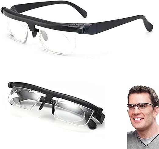 Photo 1 of QUAAM Flex Focus Adjustable Glasses Dial Vision,Flex Focal Adjustable Glasses,Flexvision Adjustable Vision Eyeglasses Near and Far Sight
