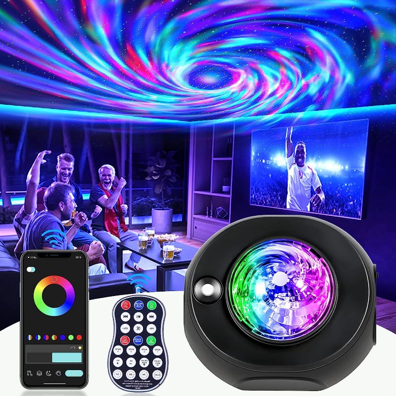 Photo 1 of Star Projector Galaxy Projector, Dad Birthday Gift Kids Bedroom Decor Night Light with Remote Nebula Starry Light Projector Ceiling Stars Aurora Borealis Light Projector
