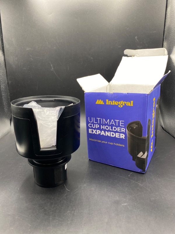Photo 2 of Integral Ultimate Expander Car Cup Holder - Adjustable Base - Expander & Organizer for Vehicles - Compatible with Coffee Mug, Yeti 14/24/36/46oz, Ramblers, Hydro Flasks 32/40oz, 3.4"-4.0" Bottles
