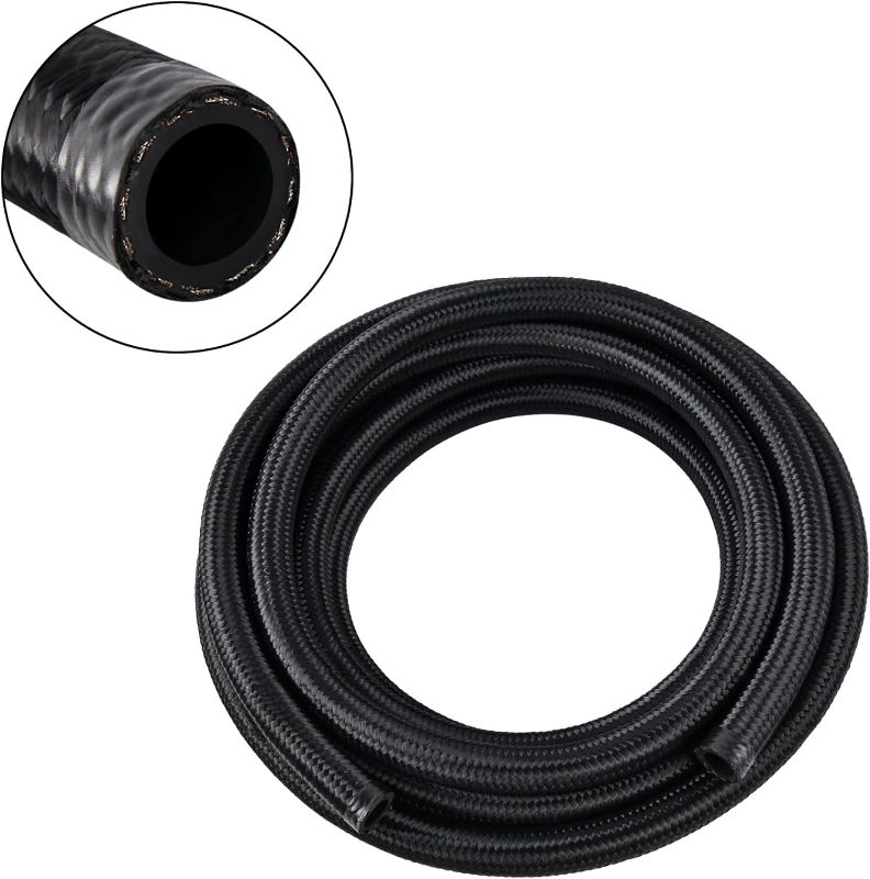 Photo 1 of EVIL ENERGY 6AN Fuel Line, AN6 Braided Fuel Hose Nylon CPE 10FT Black
