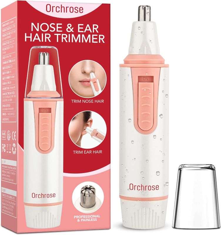Photo 1 of Orchrose Women's Nose Hair Trimmer, Battery-Powered, Waterproof, Precision, Professional
