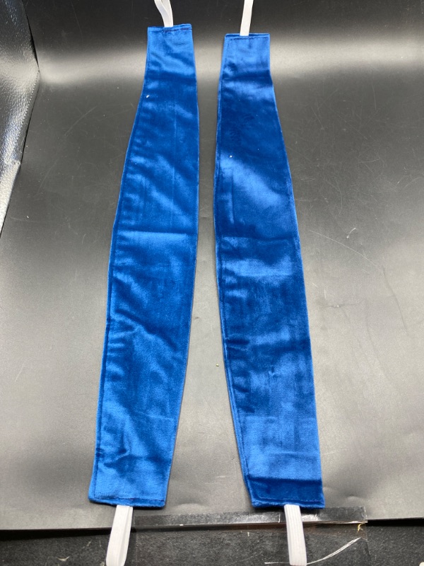 Photo 2 of StangH Velvet Curtain Tiebacks for Drapes, Blue Elegant Home Decor Curtain Holders Window Curtain Holdbacks Rope (Royal Blue, 21 inch Length, 2 Packs)
