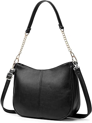 Photo 1 of Ashioup Hobo Crossbody Bags for Women Trendy Shoulder Purses PU Retro Handbag with 2 Types Shoulder Straps
