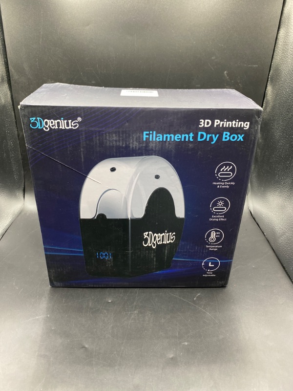 Photo 2 of 3Dgenius 3D Printer Filament Dryer Filament Dryer Box 3D Filament Dryer for Nylon ABS PETG PLA Filament with Fan for 360° Surrounded Heating, Compatiple with 1.75mm 2.85mm Filament
