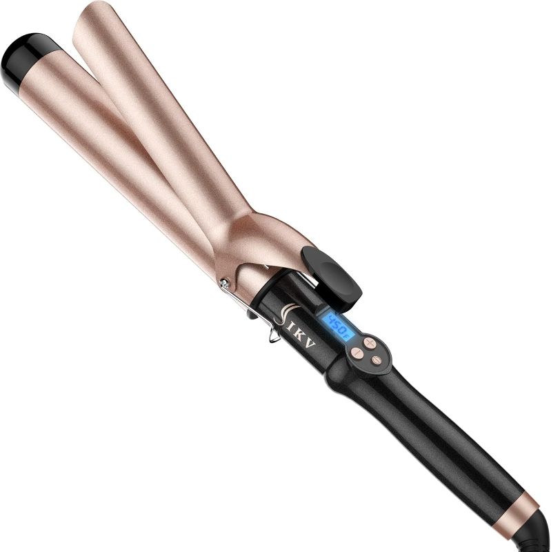 Photo 1 of 1 1/2 inch Extra Long Barrel Curling Iron, 1.5 Inch Large Barrel for Long Hair Ceramic Tourmaline
