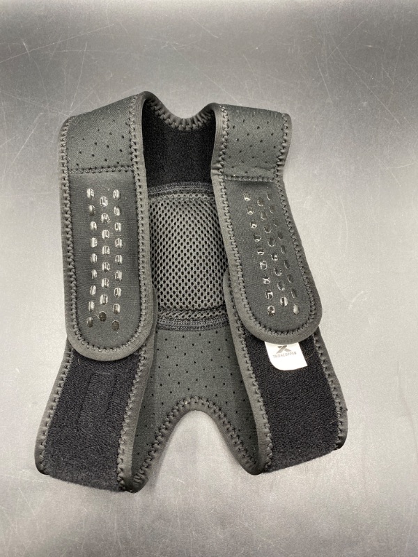 Photo 1 of THX4COPPER Compression Dual Adjustable Patella Knee Brace for Pain Relief,Knee Strap Support for Running, Jumper, Gym Exercise, Tendonitis, Arthritis, Injury Recovery, Joints and Muscles
