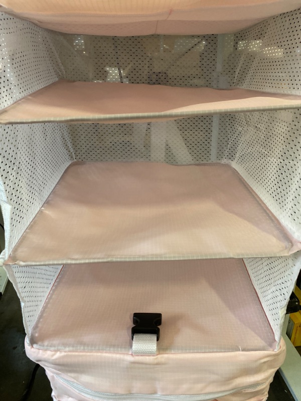 Photo 2 of TABITORA Portable Hanging Travel Shelves Bag Packing Cube Organizer Suitcase Storage Large Capacity
