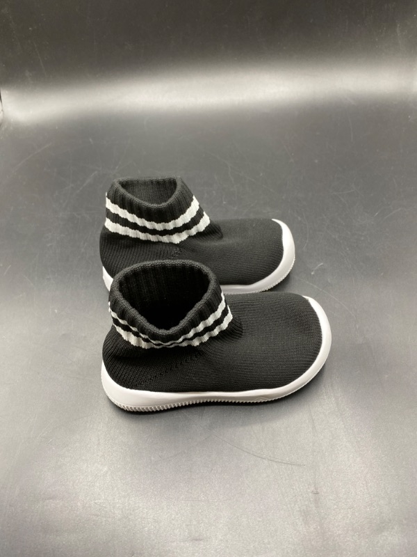 Photo 1 of 12-15M - Engtoy Baby Sock Shoes Baby Walking Shoes Infant Non-Slip Breathable Slippers with Soft Rubber Sole Baby Boys Girls Slip On Sneakers- 12-15 months
