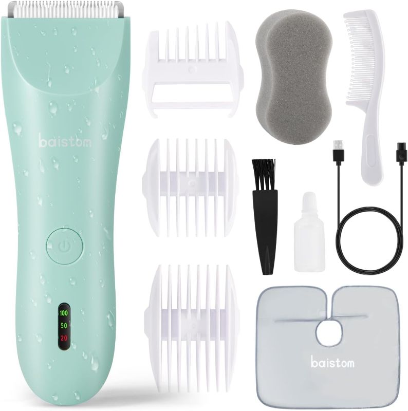 Photo 1 of Baistom Baby Hair Clippers, Quiet & Dual-Mode Hair Cutting for 0-12, Waterproof Rechargeable & Cordless Hair Trimmer for Infant Toddler & Kids

