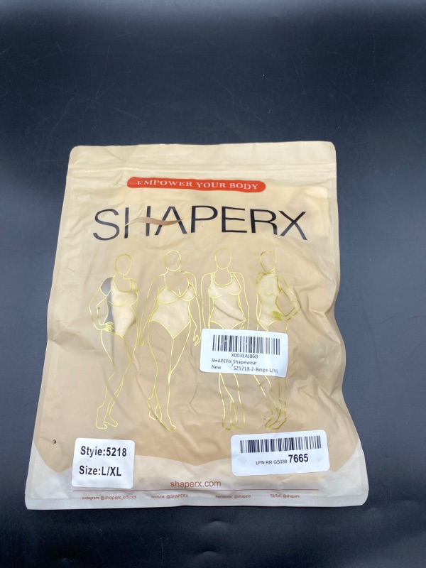 Photo 2 of SHAPERX Bodysuit for Women Tummy Control Shapewear Seamless Sculpting Thong Body Shaper Tank Top- size L/XL
