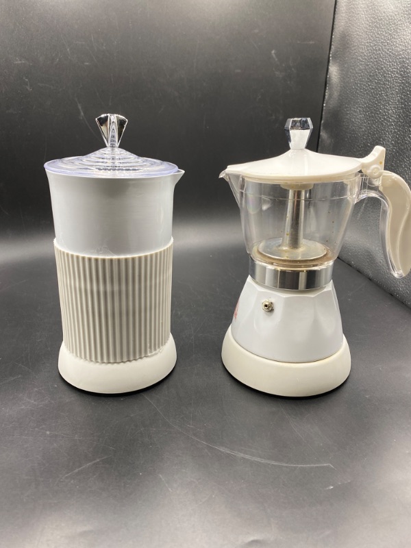 Photo 2 of REJOON Percolator Coffee Pot Coffee Maker Household Mini Automatic Milk Foaming Machine Slow Extraction Coffee Pot Mocha Pot
