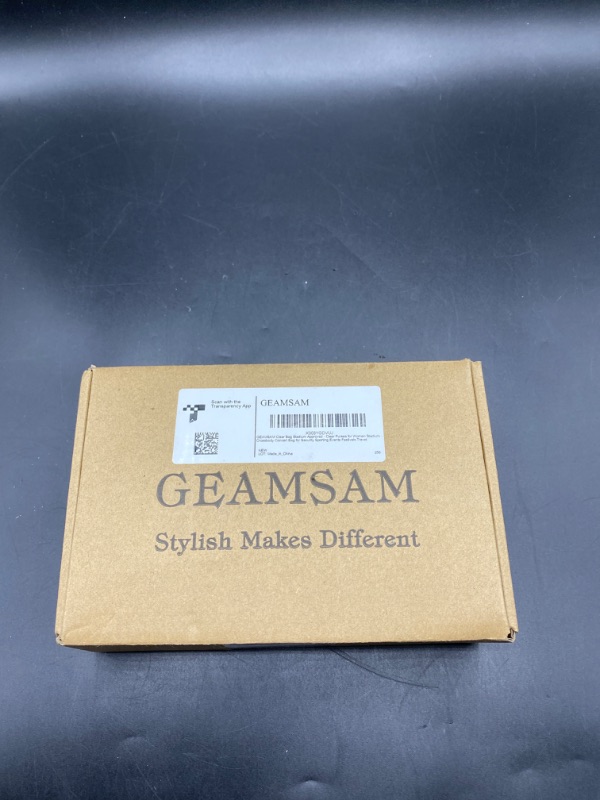 Photo 1 of GEAMSAM Clear Bag Stadium Approved - Clear Purse Transparent Crossbody Bag for Women for Concerts Sports Festivals
