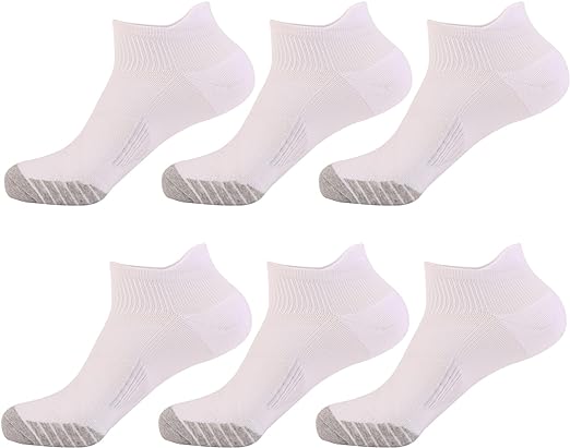 Photo 1 of (L) SeiorHou Ankle Athletic Running Socks Cushioned Breathable No Show Low Cut Tab Sports Socks For Men And Women- large
