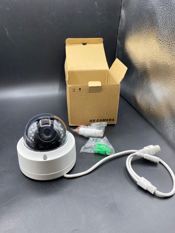 Photo 2 of Real HD 4MP PoE IP Outdoor/Indoor Vandal Proof Dome Camera, 2.8mm Wide Angle, H.265, Support Firmware Upgrade, Compatible with Hik Vision NVR and Blue Iris, NDAA Compliant
