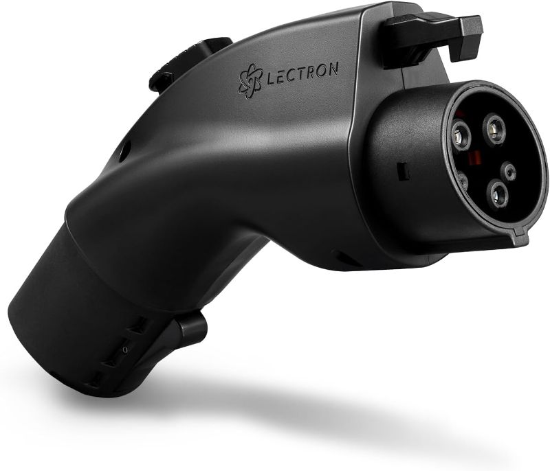 Photo 1 of Lectron [Only for J1772 EVs Tesla to J1772 Charging Adapter, Max 48 Amp & 250V - Compatible with Tesla High Powered Connectors, Destination Chargers, and Mobile Connectors (Black)
