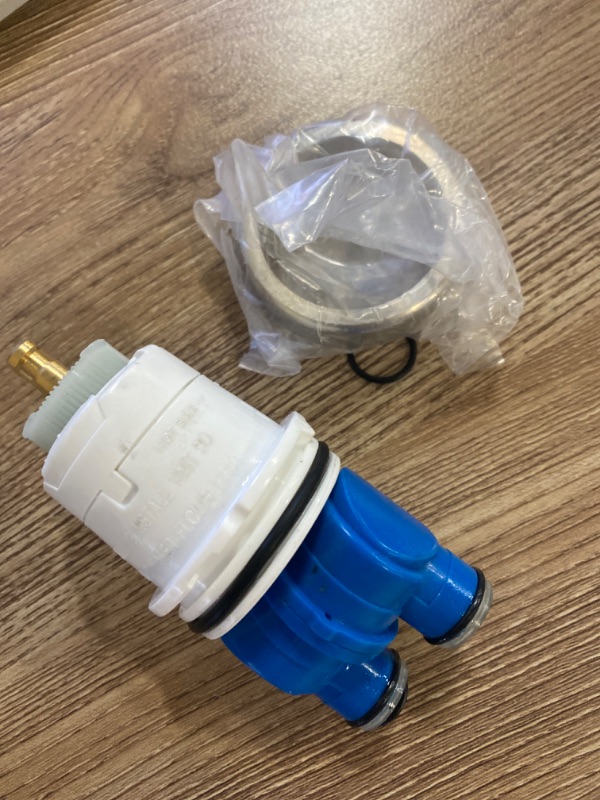 Photo 2 of RP19804 Shower Cartridge Replacement for Delta 1300/1400 Series, Compatible with Delta Monitor Rough-in Valve and Single-Hanlde Trim Kit, Include RP22734 Bonnet Nut Replacement
