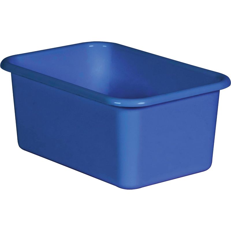 Photo 1 of Teacher Created Resources® Blue Small Plastic Storage Bin
