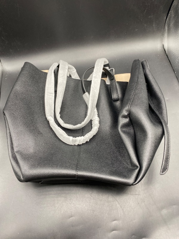 Photo 2 of Faux Leather Tote Bag for Women Vintage Shoulder Bag Large Capacity Hobo Handbag Designer Top Handle Satchel Purse

