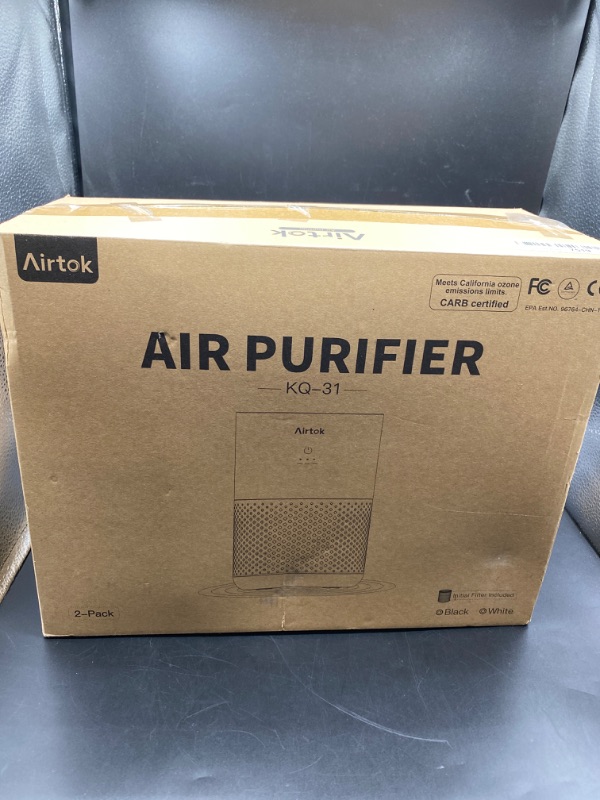 Photo 2 of 20dB Air Purifiers for Bedroom Home, HEPA 13 Air Purifier With Aromatherapy for Better Sleep, Air Cleaner Filter 99.99% Smoke, Allergies, Pet Dander, Odor, Dust, Office, Desktop (White air purifier)
