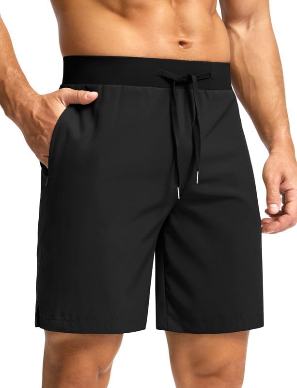 Photo 1 of (2XL) G Gradual Men's Workout Shorts with Zipper Pockets 7'' Lightweight Quick Dry Athletic Gym Running Shorts for Men- XXL

