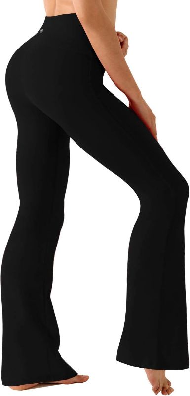 Photo 1 of (XXL) BUBBLELIME 3 Styles Women's High Waist Bootcut Yoga Pants Basic/Out Pockets Tummy Control Workout Flare- XXL
