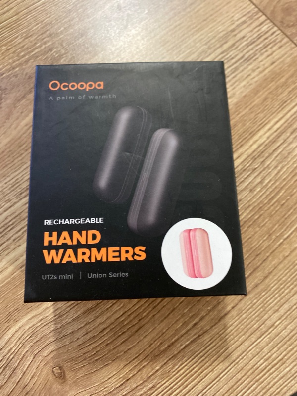 Photo 2 of OCOOPA Hand Warmers Rechargeable, 10000mAh Electric HandWarmer, 15hrs Hands Heater, Portable Charger, 3 Levels Heating, Perfect for Golf, Hunting, Camping Gifts, H01

