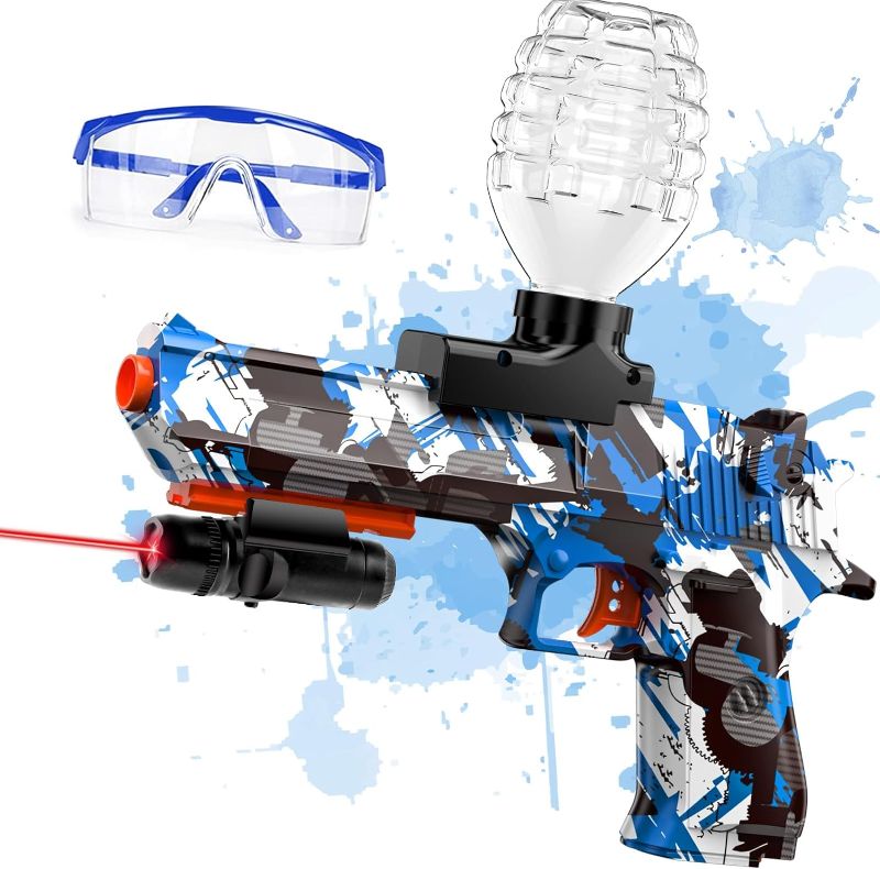 Photo 1 of Anstoy Electric Gel Ball Blaster Splatter Shoots Automatic- for Backyard Fun, Halloween, Christmas and Birthday Gifts for Ages 14+
