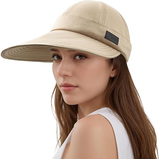 Photo 1 of Sukeen Cooling Visor Cap for Women&Men, 2 in 1 Zip-Off Sun Hat with UV Protection for Outdoor Sports Golf Travel Tennis Beach
