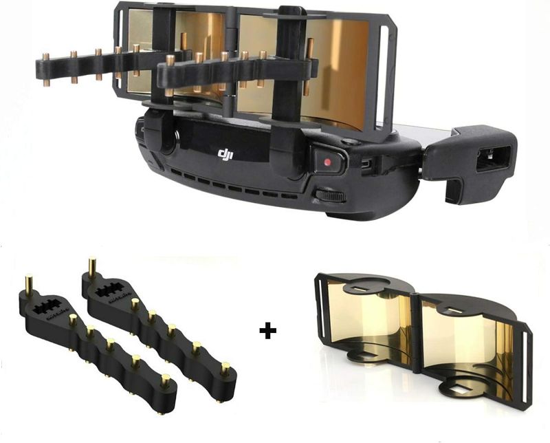 Photo 1 of JOYSOG Range Extender Signal Booster for DJI Mavic Mini/Mavic 2 /Pro/Air/Spark Drone Accessories, 5.8Ghz Yagi Antenna + Parabolic Signal Booster Kit
